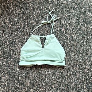 Athleta Light Green Halter Top